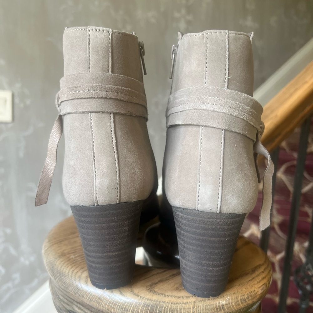 Rockport Lucinda beige leather ankle boots new without tags NWOT Lady, size 10 - Picture 5 of 10
